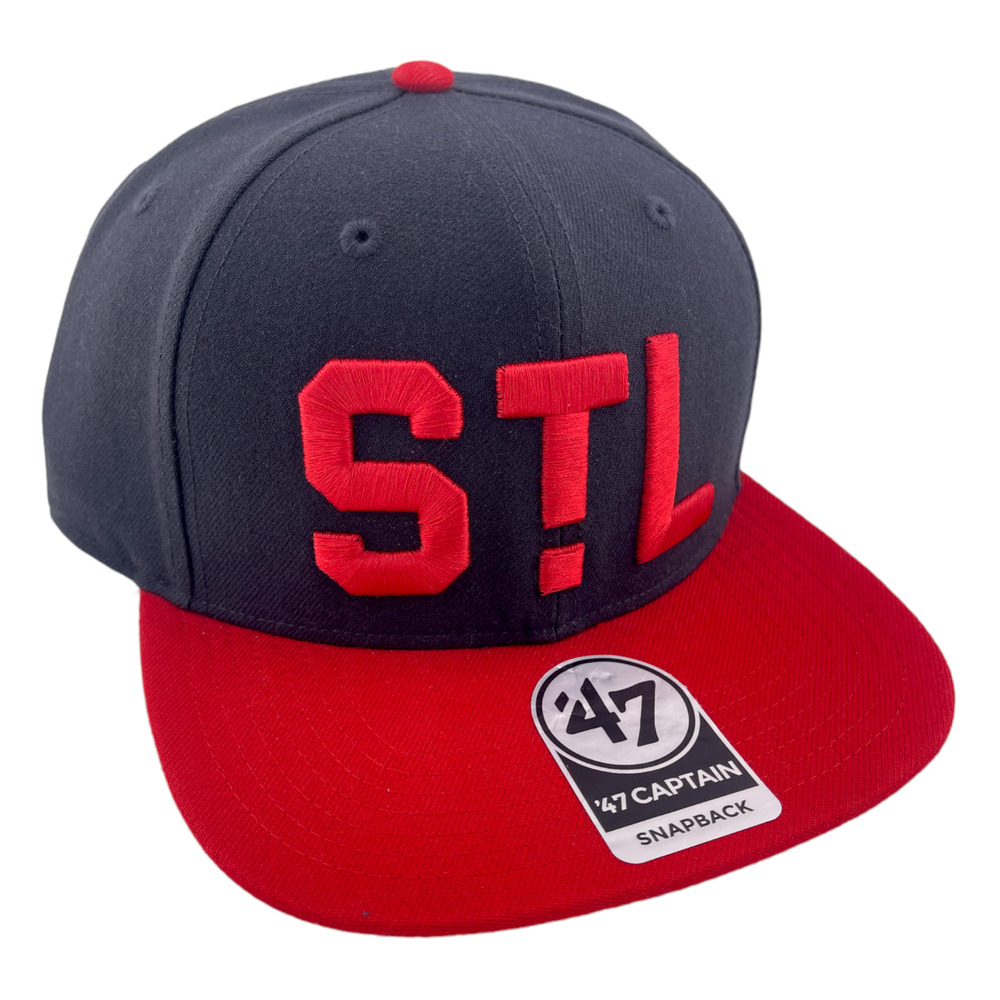 '47 Brand St. Louis Cardinals Cooperstown Sure Shot Navy Captain Snapbackโ Hat